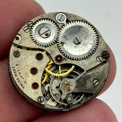 23.6mm Balance Intact 16 Jewels Swiss Vintage Manual Wind Watch Movement PARTS