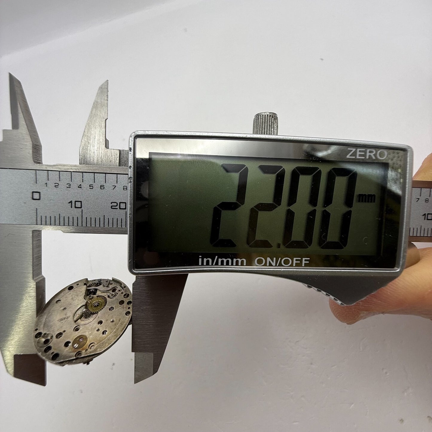 22mm Vintage Bernex Maru 269 Swiss Made Manual Wind Watch Movement PARTS REPAIR