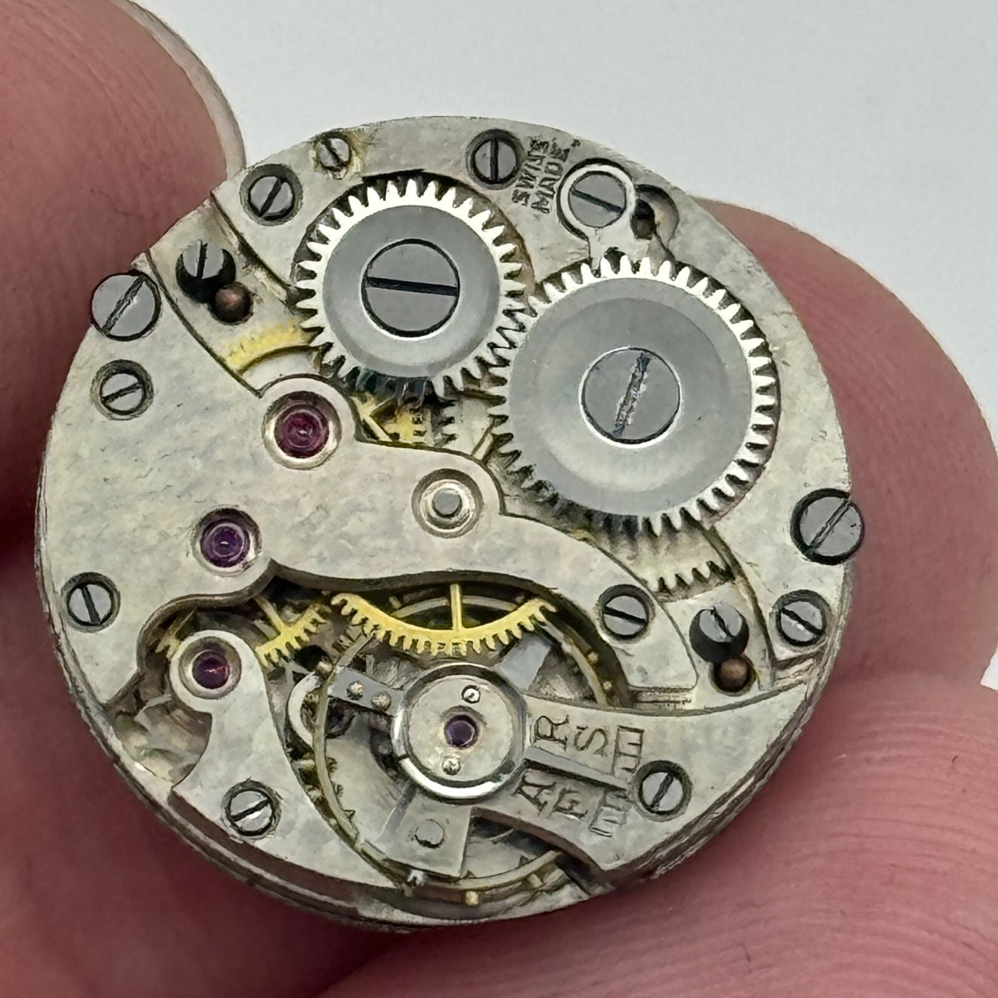 19.7mm Balance Ok Roman Numerals Swiss Bullseye Dial Trench Manual Wind PART