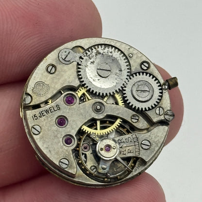 25mm Dreadnought 15 Jewels Swiss Trench Watch Movement Manual Wind PARTS SPARES