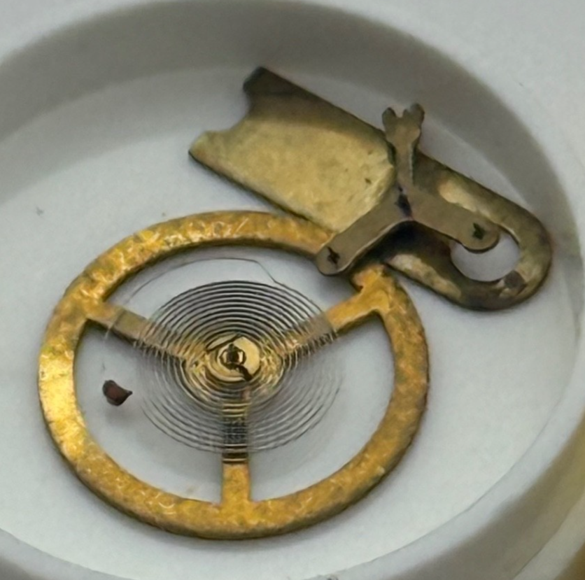 CHP 680 CRC 860 Balance Wheel Complete And Spring 1701 M Watch Movement Parts 