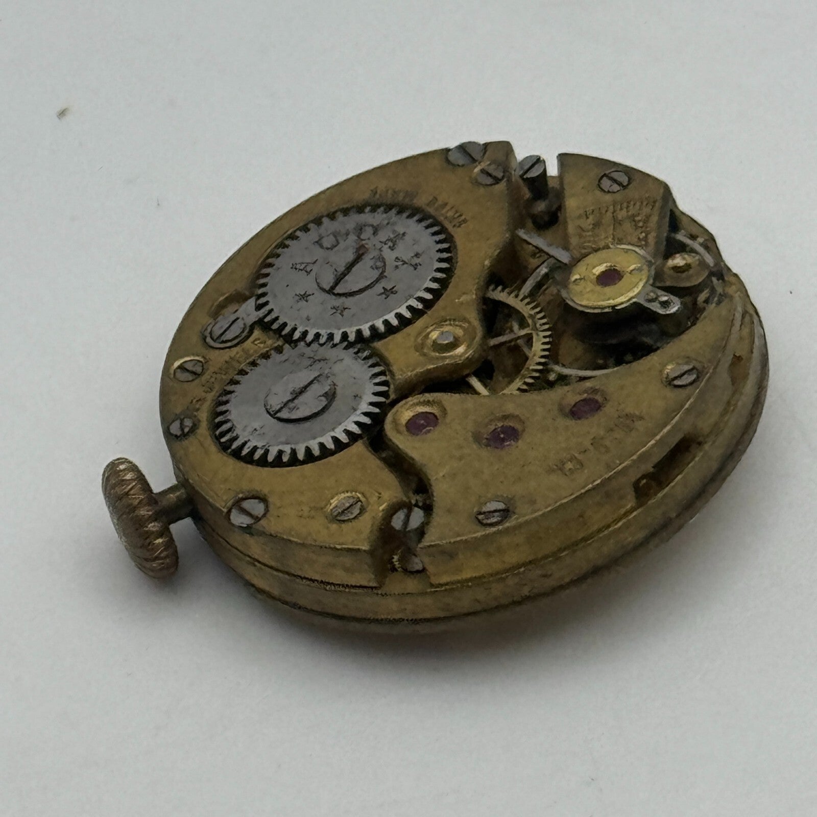 23.6mm Audax W.J.H. ETA 15 Jewels Balance Ok Manual Wind Watch Movement PARTS