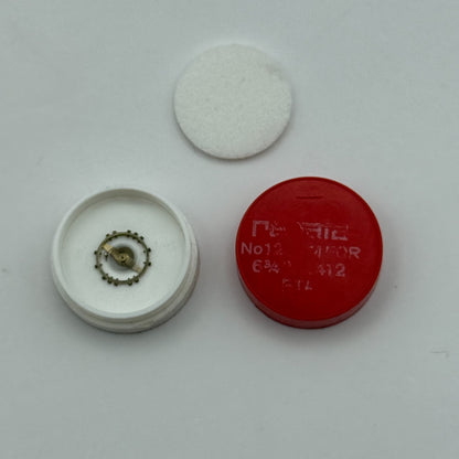 ETA 2412 Balance Wheel Complete And Spring 6 3/4''' 1257 M Watch Movement Parts 