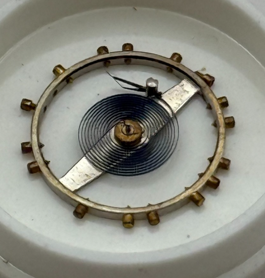 ETA 2320, 2401 Balance Wheel Complete And Spring M Watch Movement Parts NOS