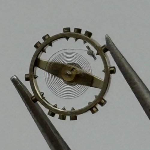 AS 976 1012 Balance Wheel Complete And Spring Inca 532 M Watch Movement Parts
