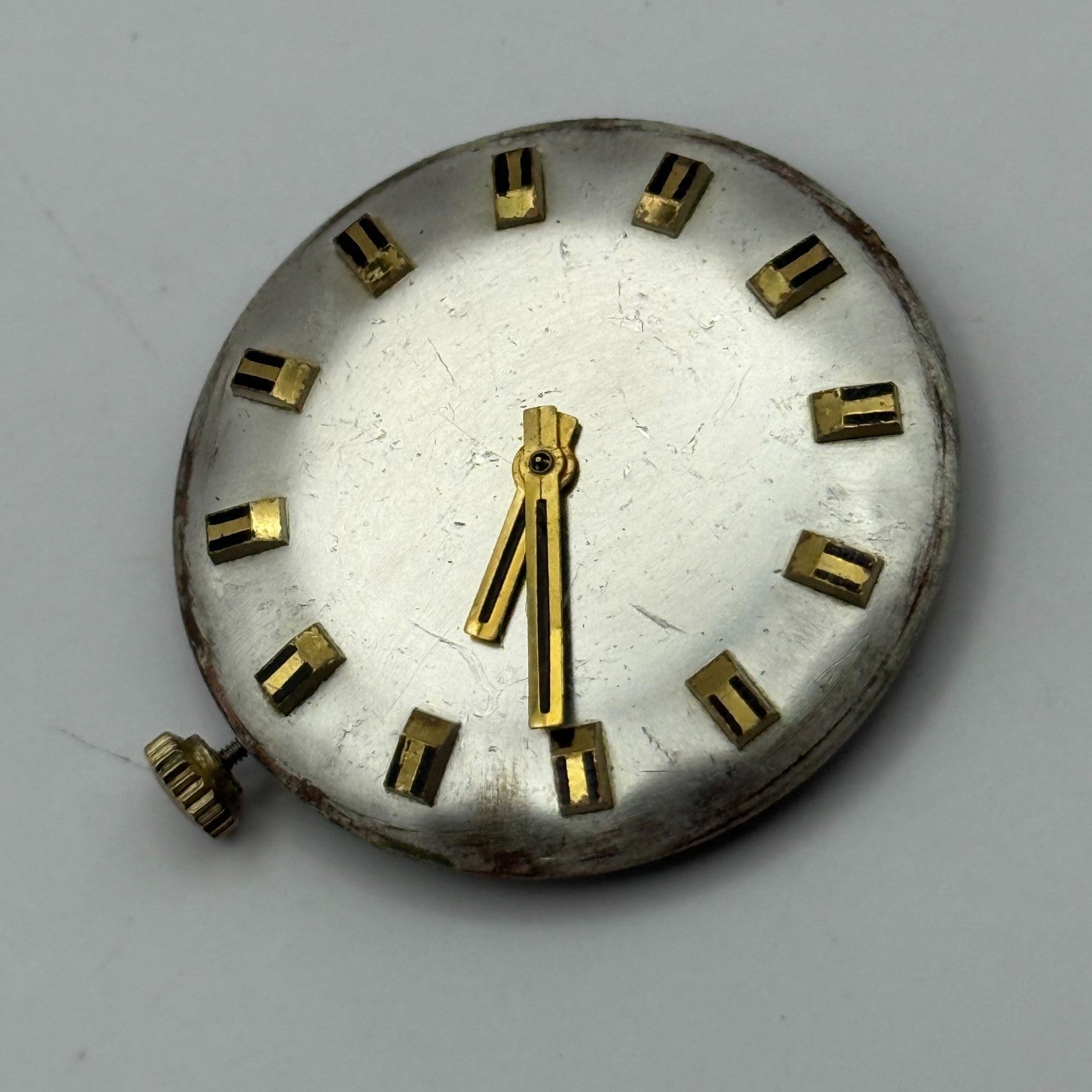 ETA 2750 Mystery Dial Watch Movement Running Manual Wind Vintage Parts 25.9mm
