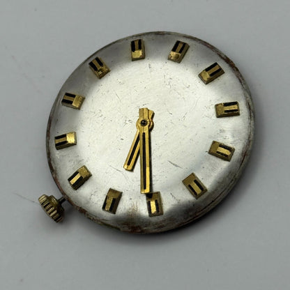 ETA 2750 Mystery Dial Watch Movement Running Manual Wind Vintage Parts 25.9mm