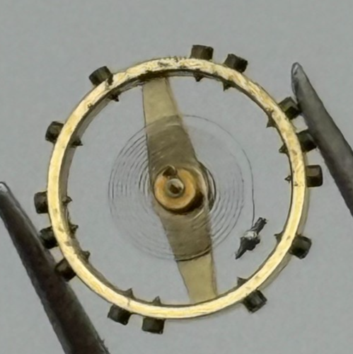 ETA 2480 Balance Wheel Complete And Spring  940 M Watch Movement Parts NOS