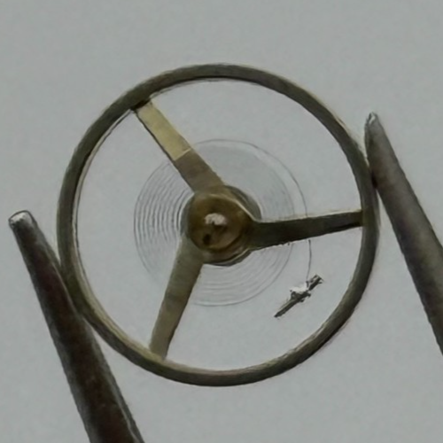 AS 976 1012 Balance Wheel Complete And Spring 5''' 1426 M Watch Movement Parts