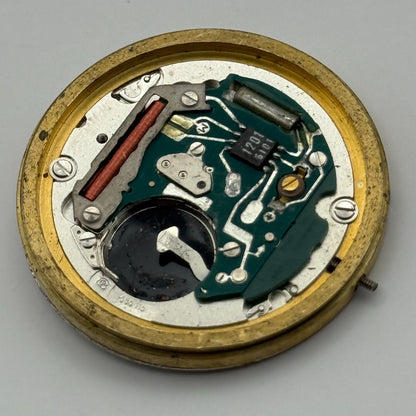 ETA 555.115 Quartz Watch Movement Garrard Date Vintage Swiss Parts Repair 31.5mm