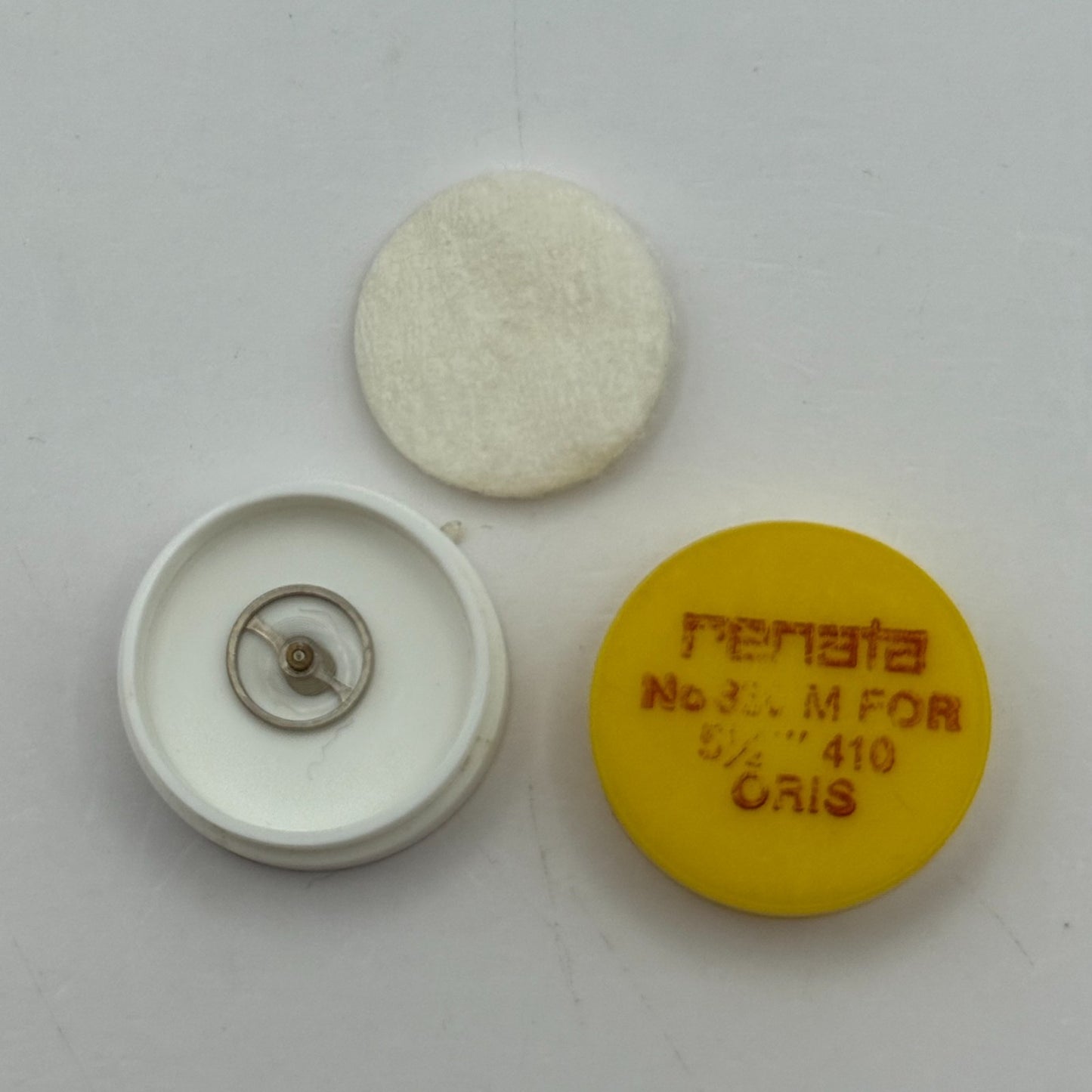 Oris 410 Balance Wheel Complete And Spring  5¼’’’ 330 M Watch Movement Parts NOS