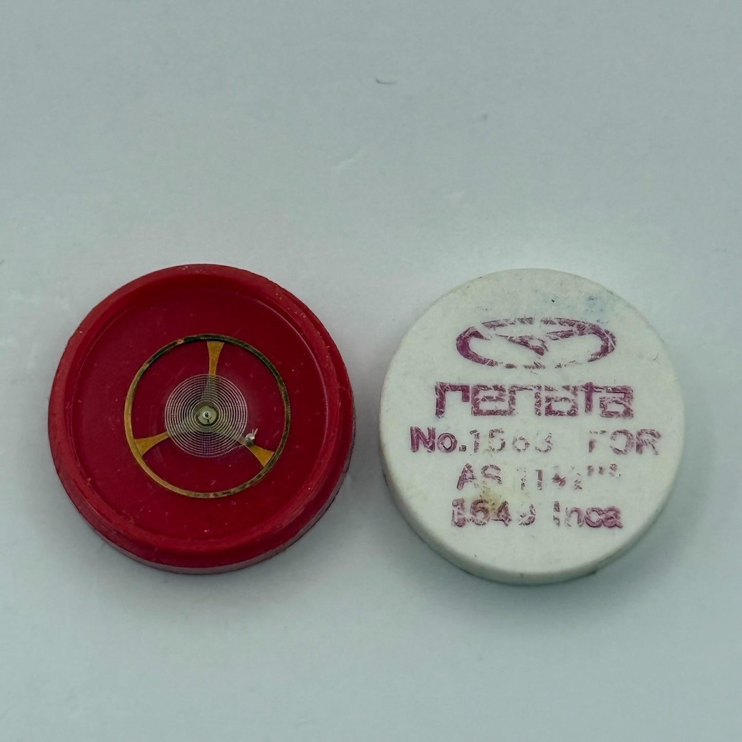 AS 1649 Balance Complete 11 1/2’’’ Inca Renata 1563 Watch Movement Parts Vintage