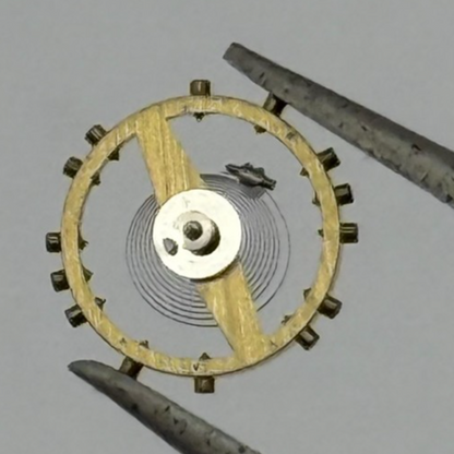 AS 475 Balance Wheel Complete And Spring 5¼''' 20 Watch Movement Parts NOS