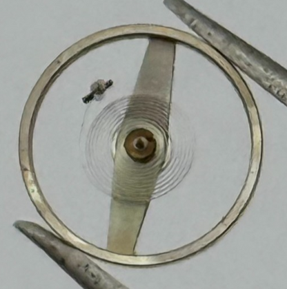 FEF 370 371 Balance Wheel Complete And Spring  176 Watch Movement Parts NOS