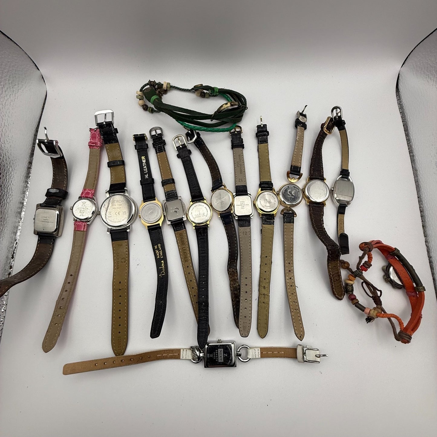 Bundle Of 15 Quartz Watches Job Lot Modern / Vintage Untested Parts / Repair
