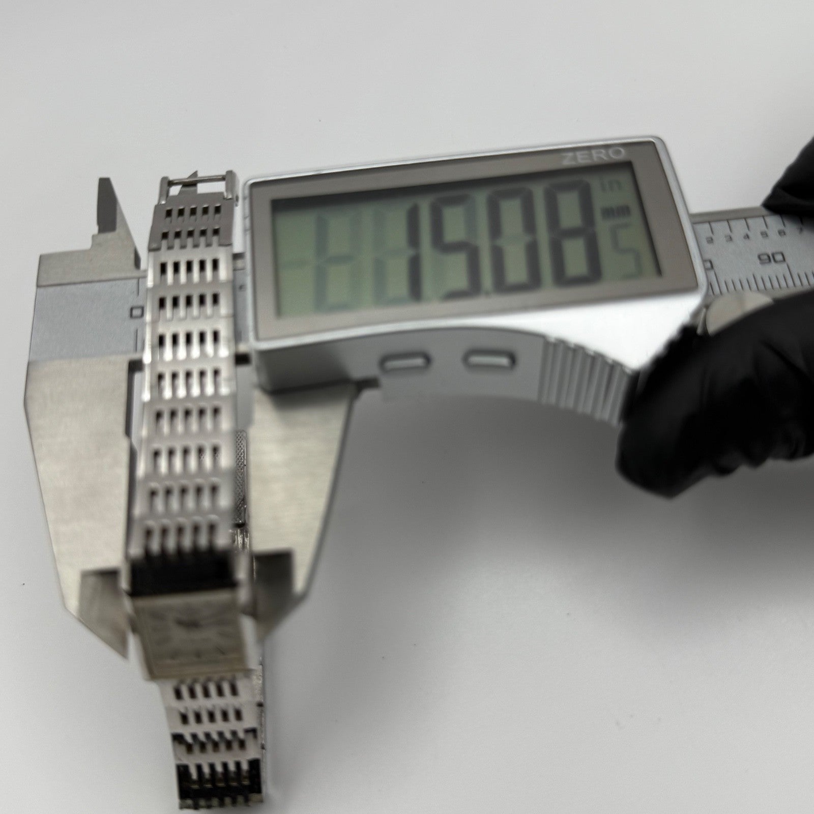 15mm Vintage Rotary 17 Jewels Silver Tone Panel Manual Wind Watch PARTS / REPAIR