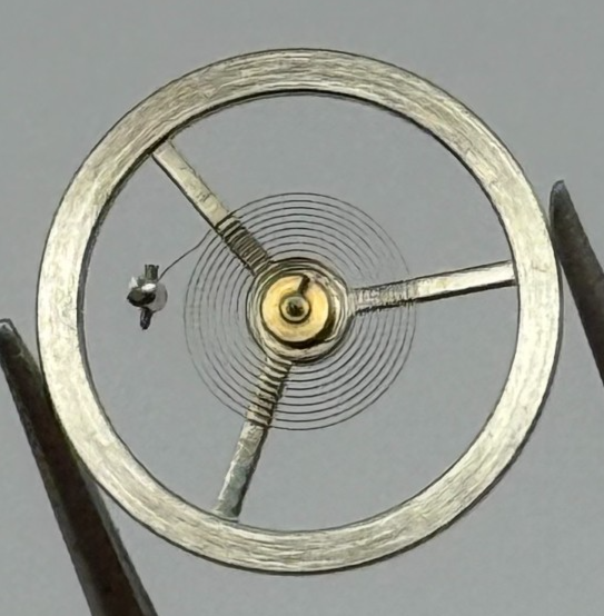 EB 8021 Balance Wheel Complete And Spring 10 1/2’’’ 1253 Watch Movement Parts