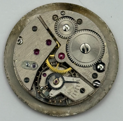 FEF 190 Watch Movement Garrard Manual Wind Vintage Swiss Parts Repair 23.5mm