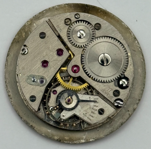 FEF 190 Watch Movement Garrard Manual Wind Vintage Swiss Parts Repair 23.5mm
