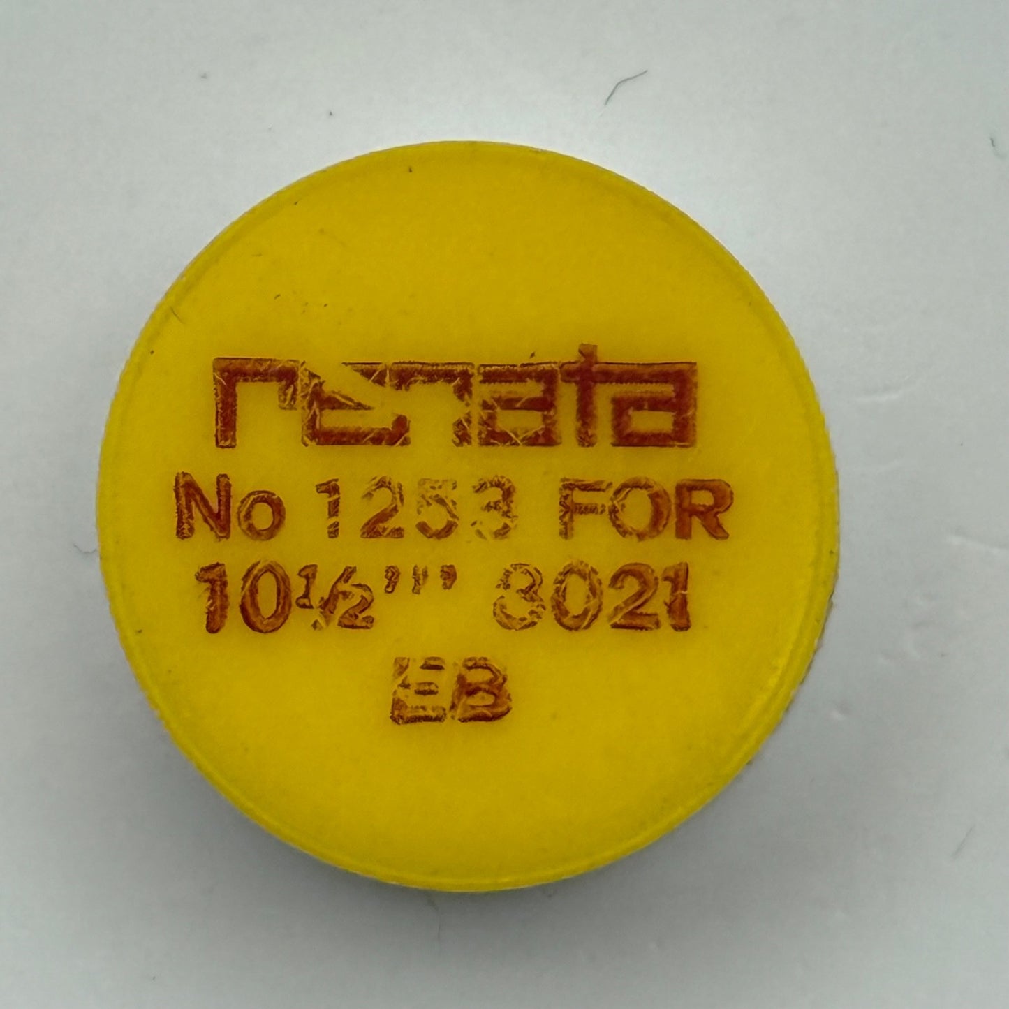 EB 8021 Balance Wheel Complete And Spring 10 1/2''' 1253 Watch Movement Parts