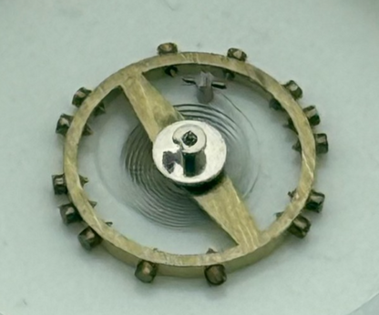 Felsa 302 Balance Wheel Complete And Spring 5 1/4''' 181 Watch Movement Parts