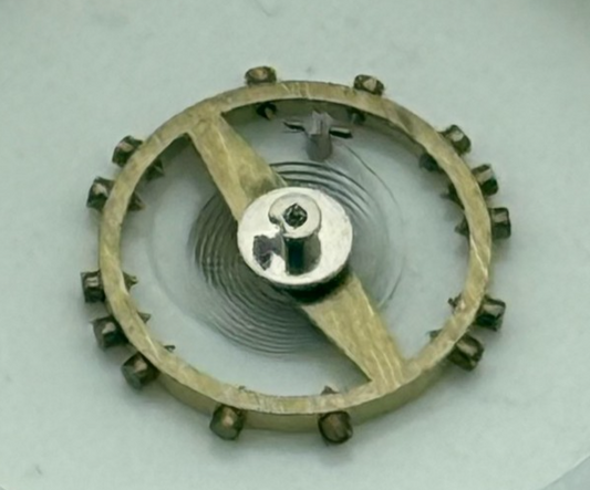 Felsa 302 Balance Wheel Complete And Spring 5 1/4''' 181 Watch Movement Parts