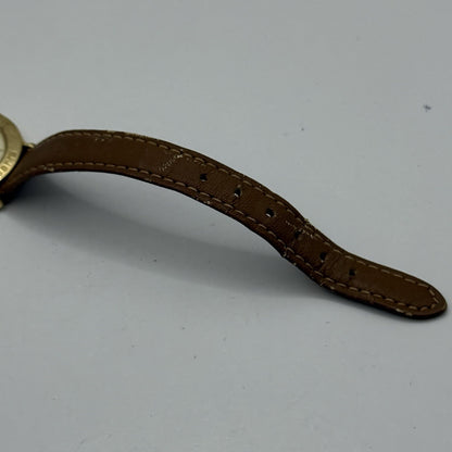 25mm Working Ladies Vintage Courreges Paris 4N01-0220 Gold Plated Quartz Watch