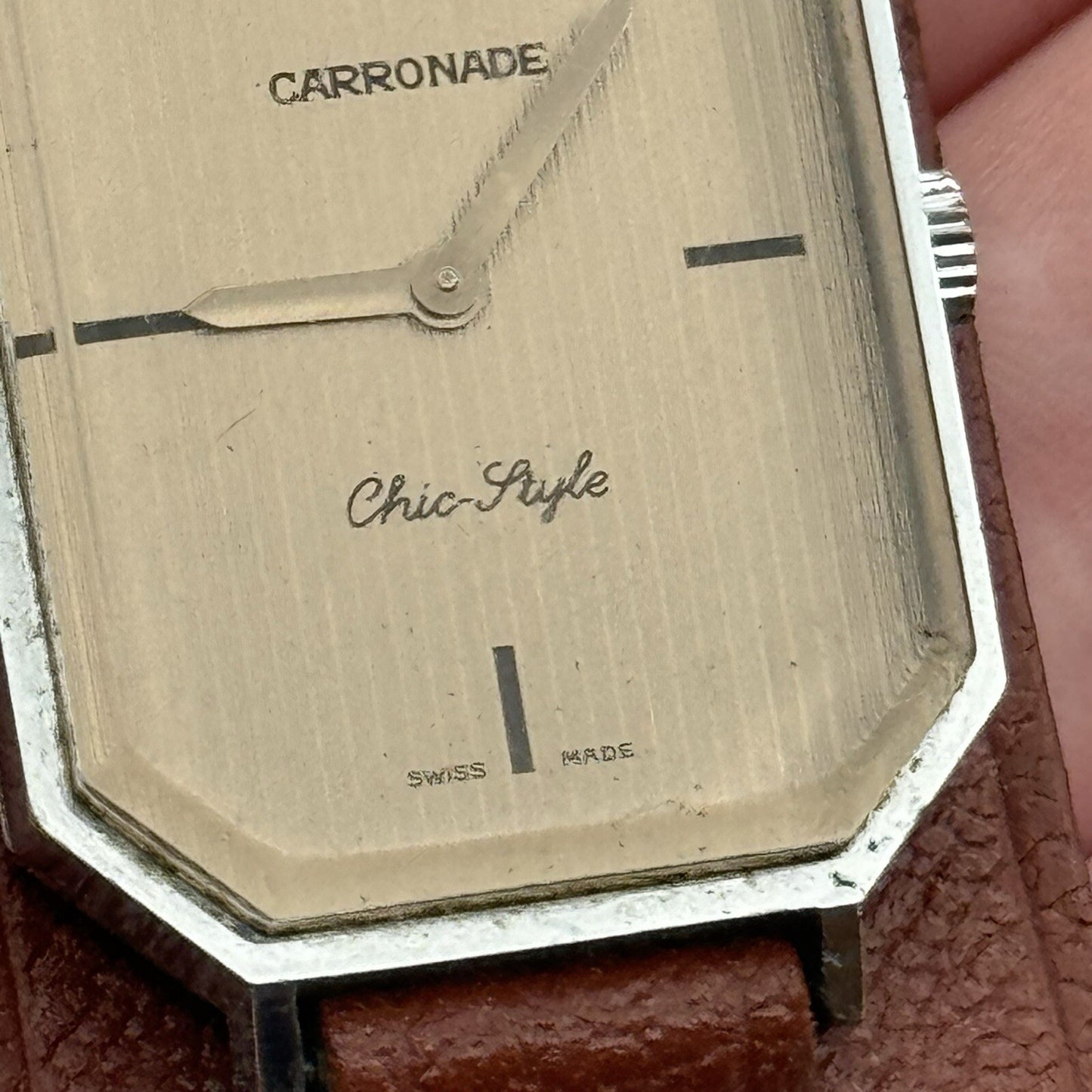 26mm WORKING Carronade Chic Style Bund Strap Manual Wind Vintage Ladies Watch