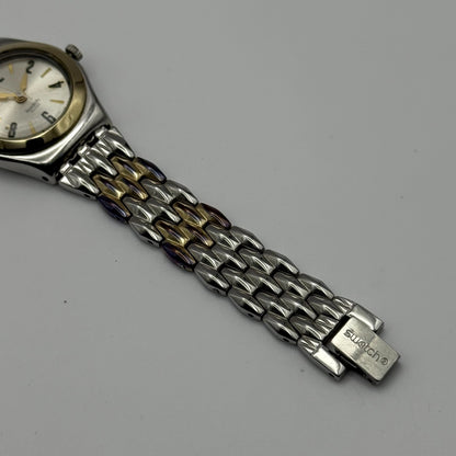 2007 Swatch Irony Ladies Quartz Watch Two-Tone Bracelet Swiss 24mm PARTS REPAIR