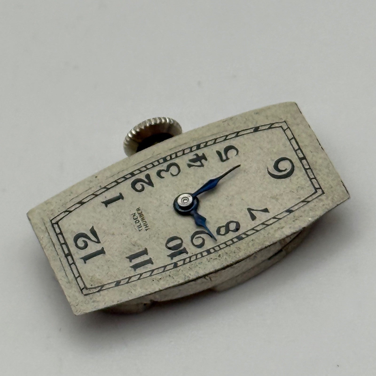 Running Vintage Zenith Tilden Thurber High Grade Oval Tank Watch Movement Manual