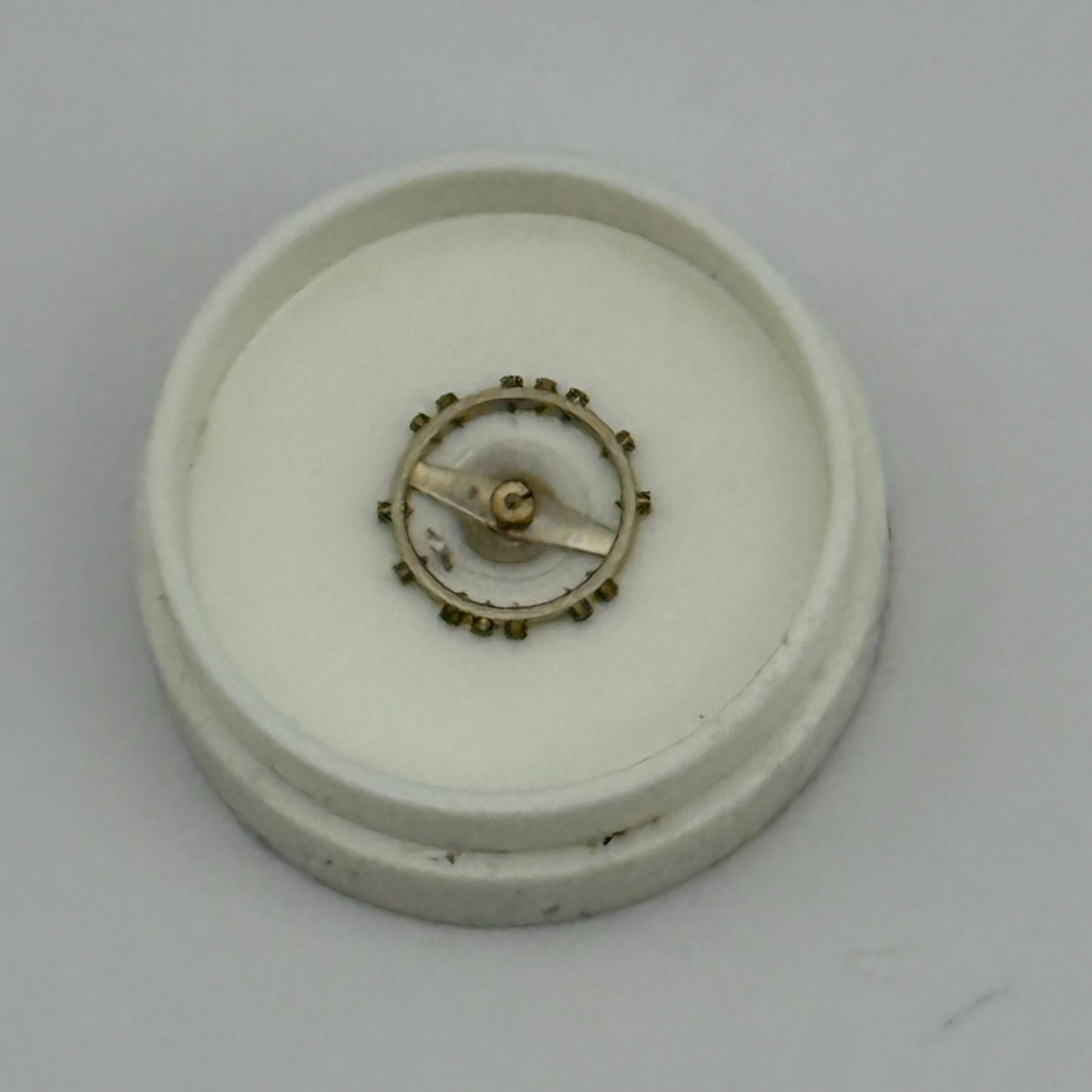 AS 976 1012 Balance Wheel Complete And Spring  29 M Watch Movement Parts NOS