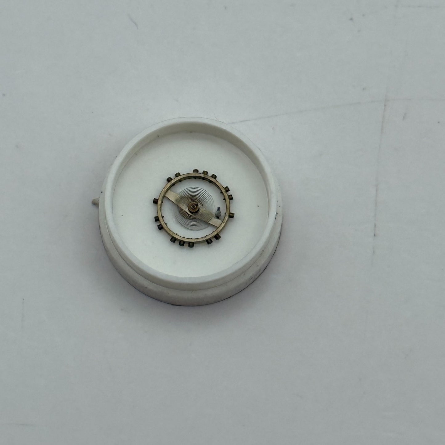 AS 970 Balance Wheel Complete And Spring 28 M Watch Movement Parts NOS