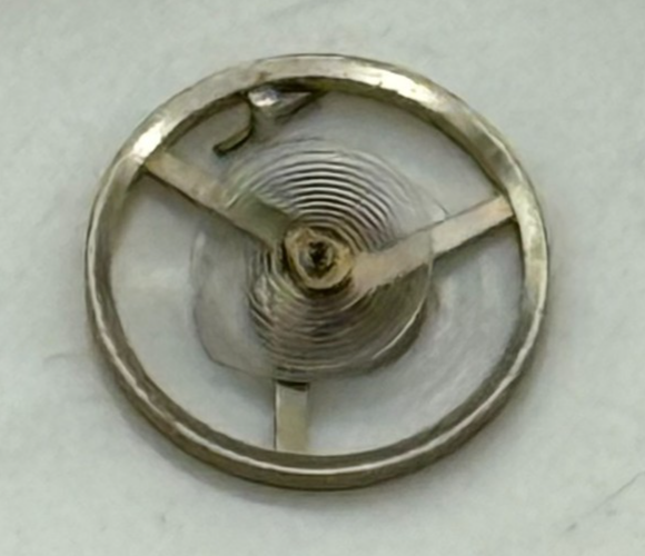 AS 1977-2 Balance Wheel Complete And Spring Inca 1831 M Watch Movement Parts NOS