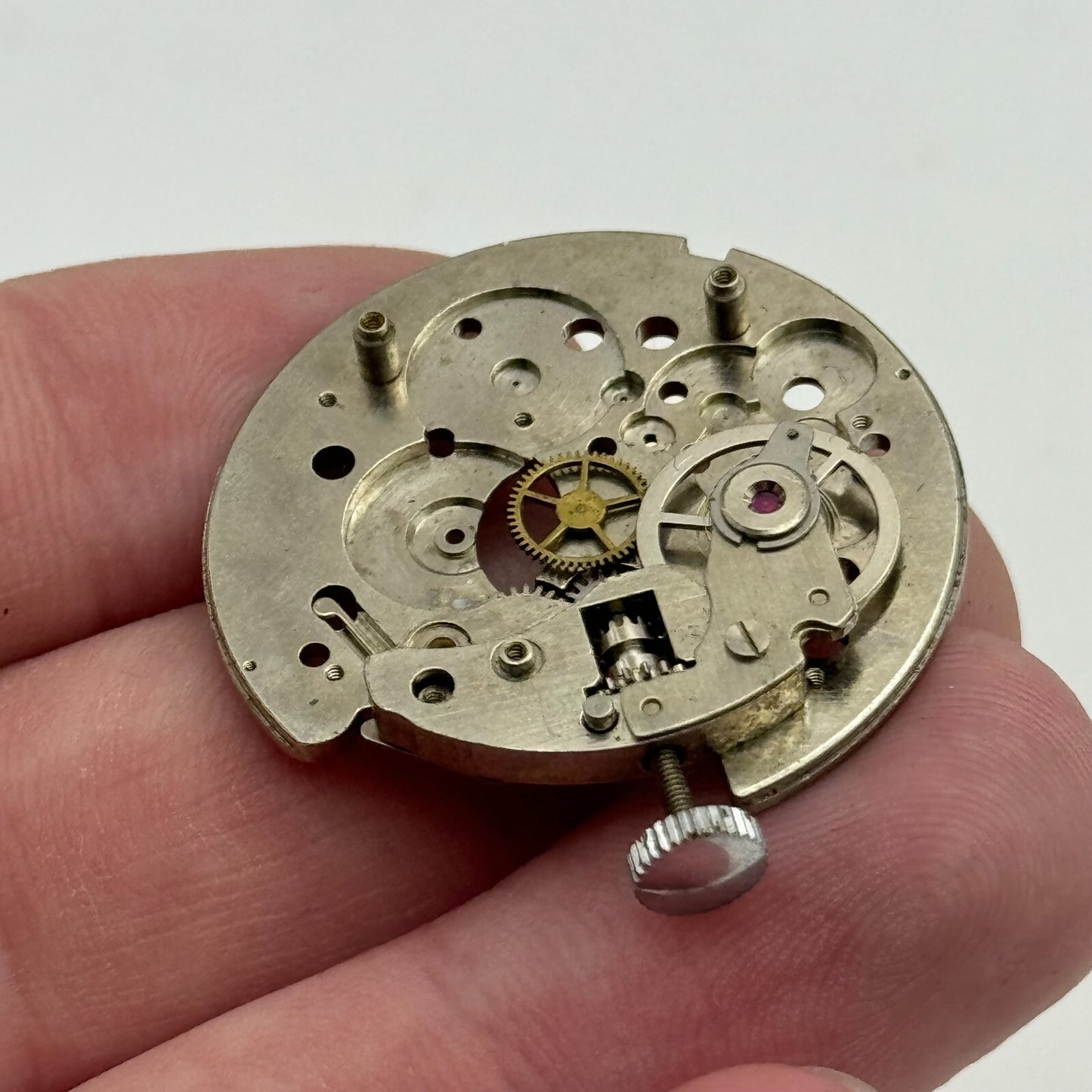 31.1mm Men's Brac 518 Manual Wind Partial Watch Movement Vintage Swiss PARTS