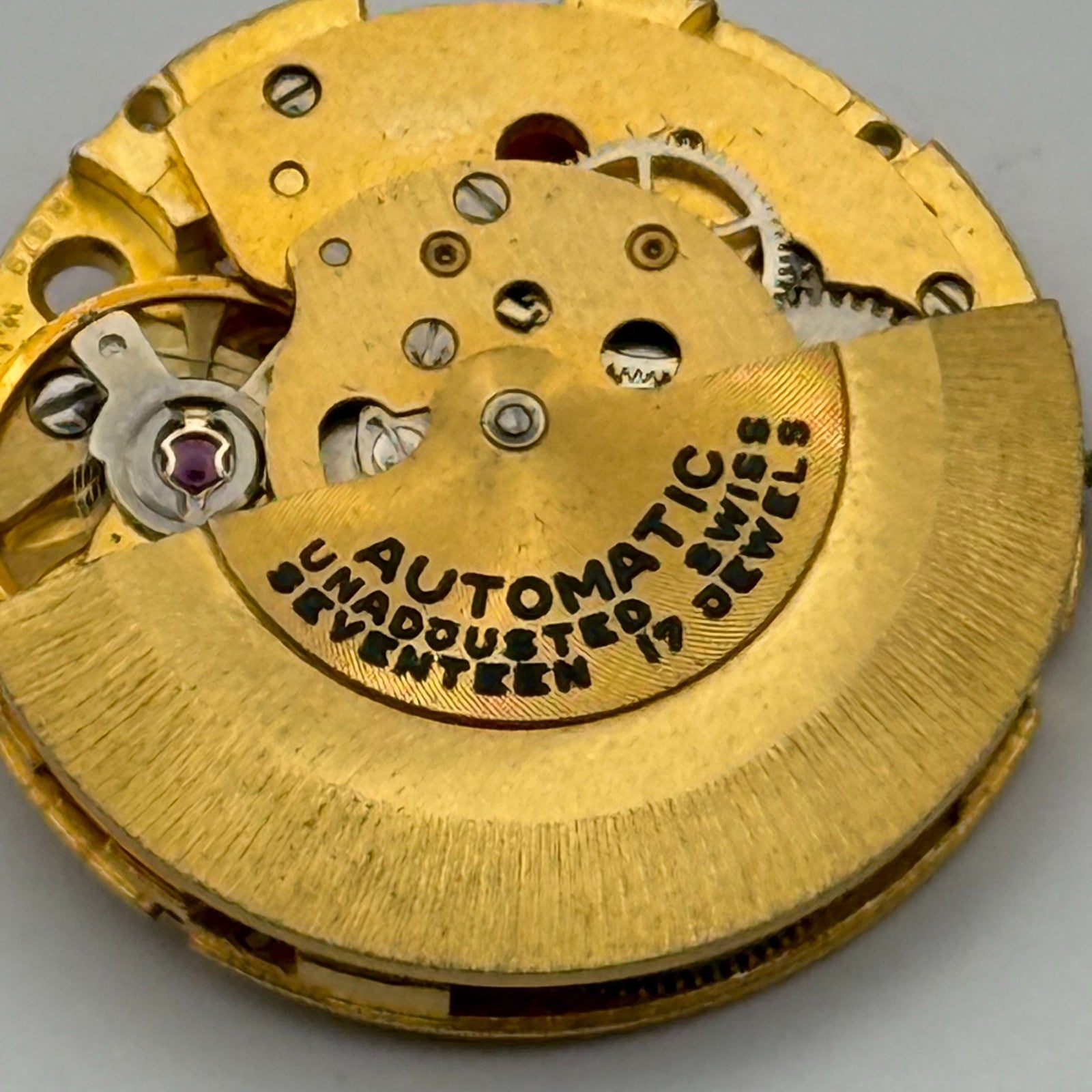 Lip R.879 AS 1902 Automatic Watch Movement Men’s Vintage Swiss Parts Repair