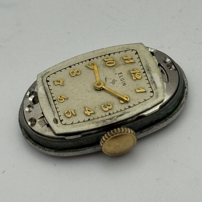 Elgin Grade 541 Model 2 Watch Movement 1951 21/0s American Parts Repair Ladies