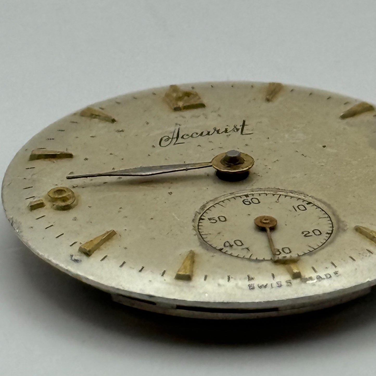 ETA 900 Watch Movement Accurist Manual Wind Vintage Swiss Parts Repair 23.6mm