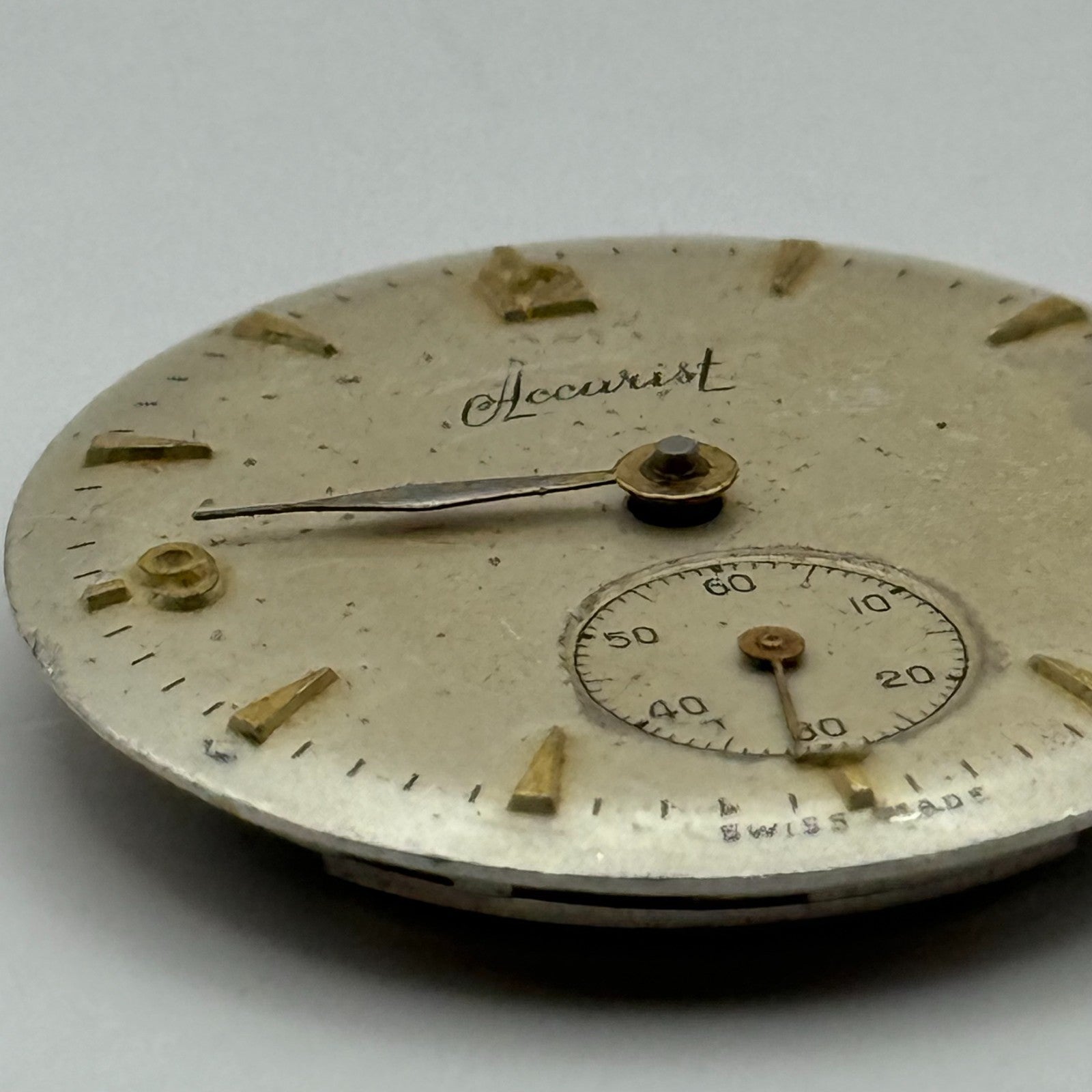 ETA 900 Watch Movement Accurist Manual Wind Vintage Swiss Parts Repair 23.6mm