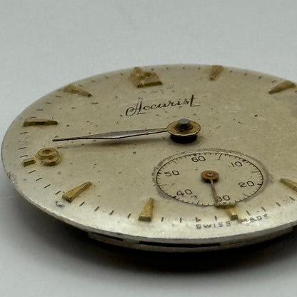 ETA 900 Watch Movement Accurist Manual Wind Vintage Swiss Parts Repair 23.6mm