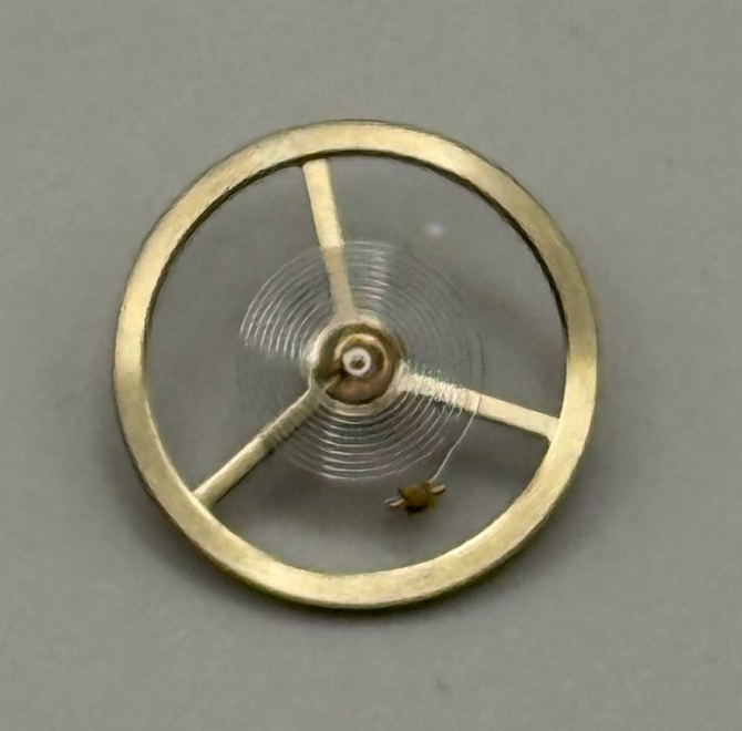 Ebosa 65 Balance Wheel Complete And Spring  12½’’’ 942 Watch Movement Parts NOS