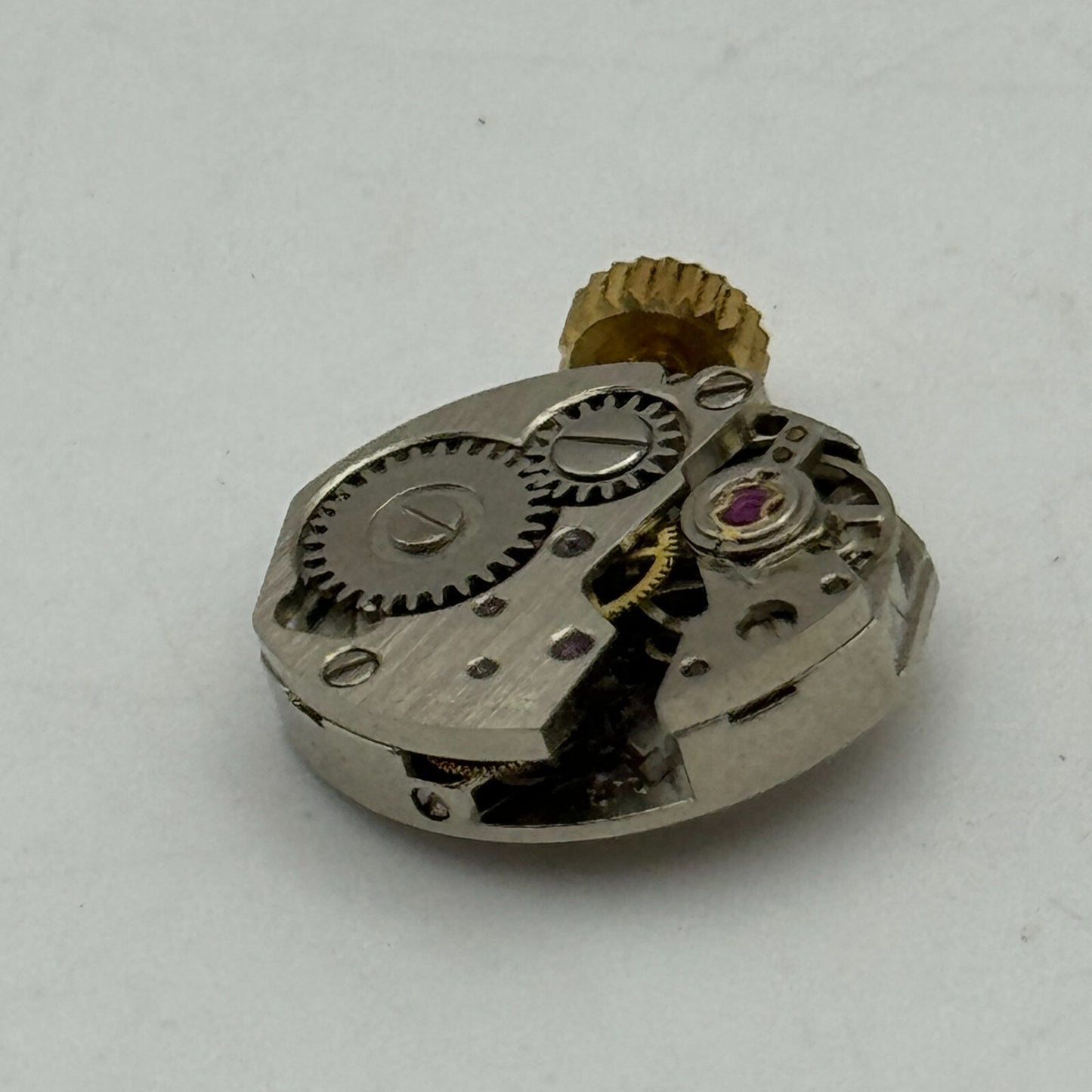12.9mm Ladies Glashutte GUB 09-20 Manual Wind Watch Movement Swiss Vintage PARTS