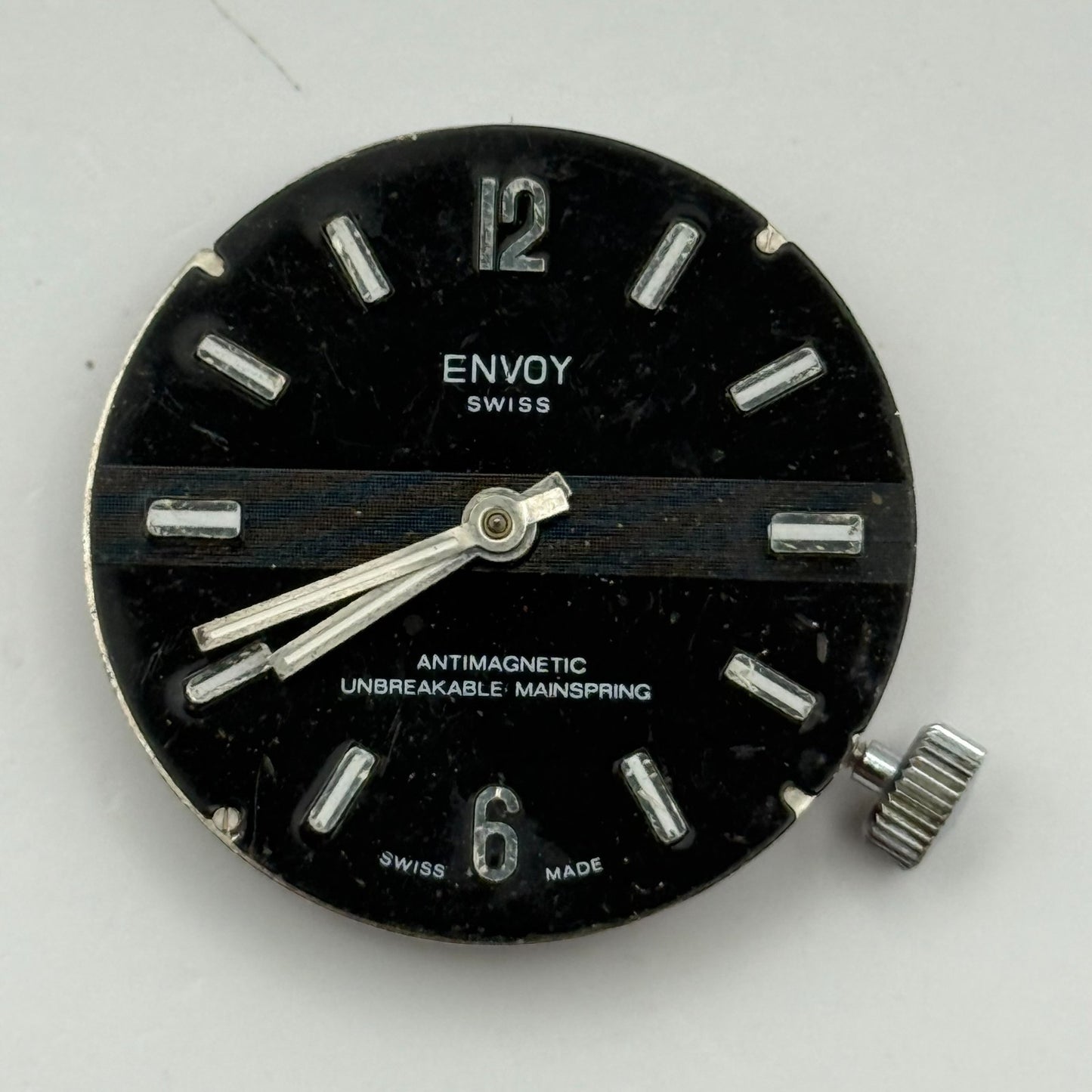 BFG 866 Watch Movement Envoy Manual Wind Vintage Swiss Parts Repair 26.2mm