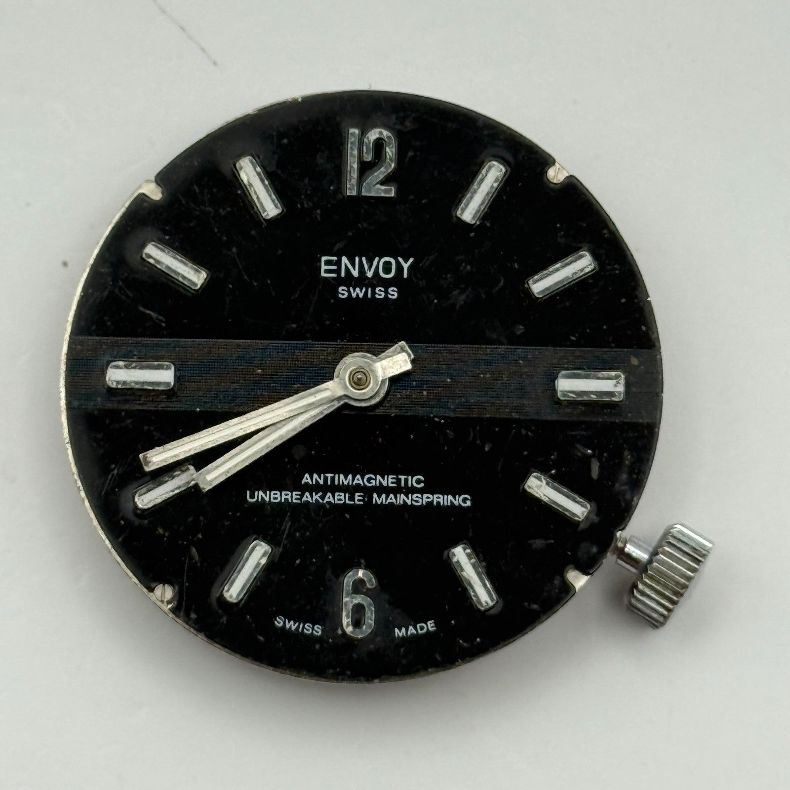 BFG 866 Watch Movement Envoy Manual Wind Vintage Swiss Parts Repair 26.2mm