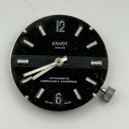 BFG 866 Watch Movement Envoy Manual Wind Vintage Swiss Parts Repair 26.2mm