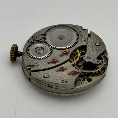 23.6mm Running Unidentified High Grade Trench Watch Movement Manual Wind PARTS