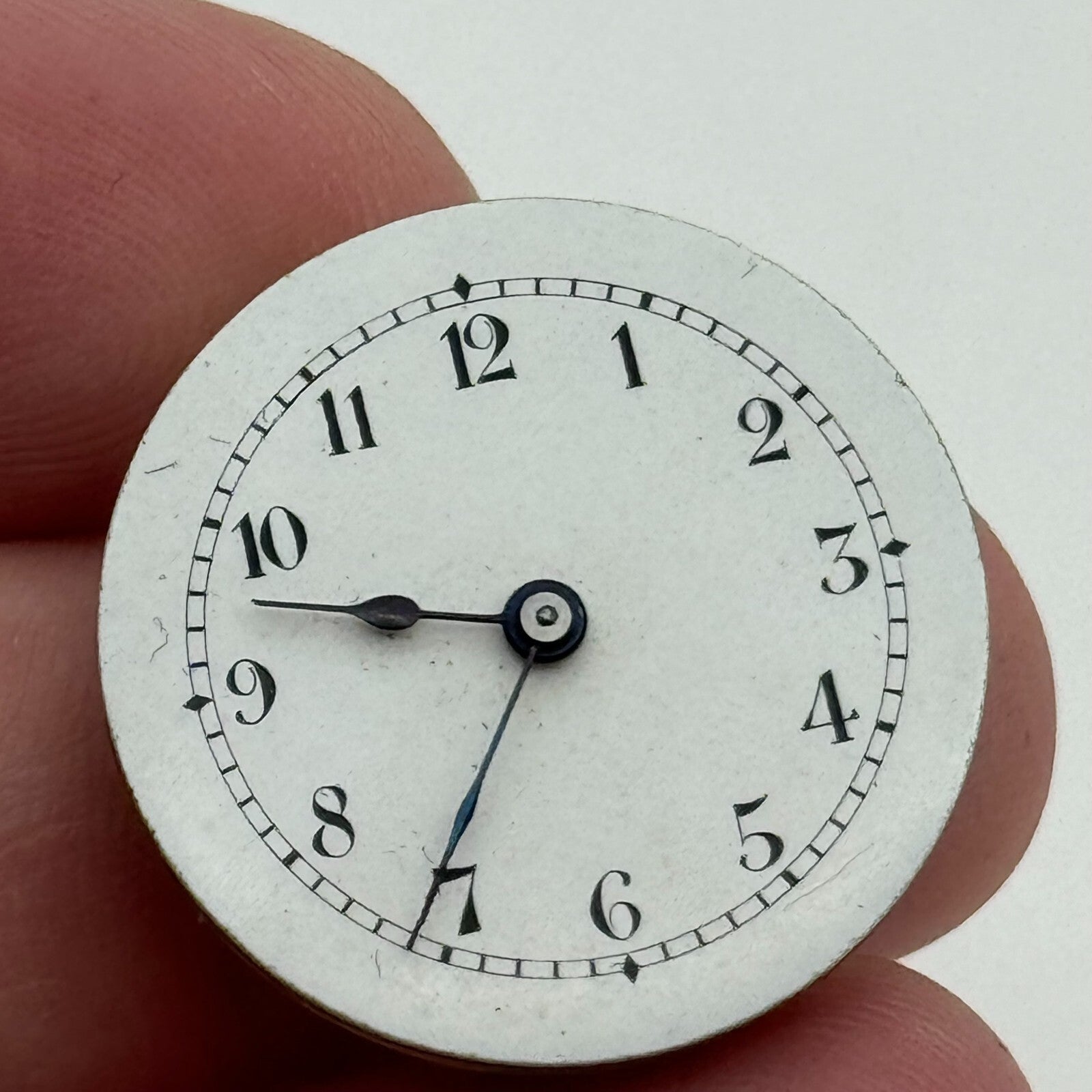 24.9mm Unidentified Balance Intact Trench Watch Movement Manual Wind Swiss PARTS