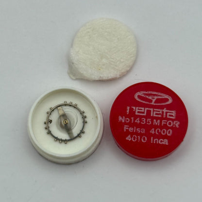 Felsa 4000 4010 Inca Balance Wheel Complete And Spring 1435 Watch Movement Parts