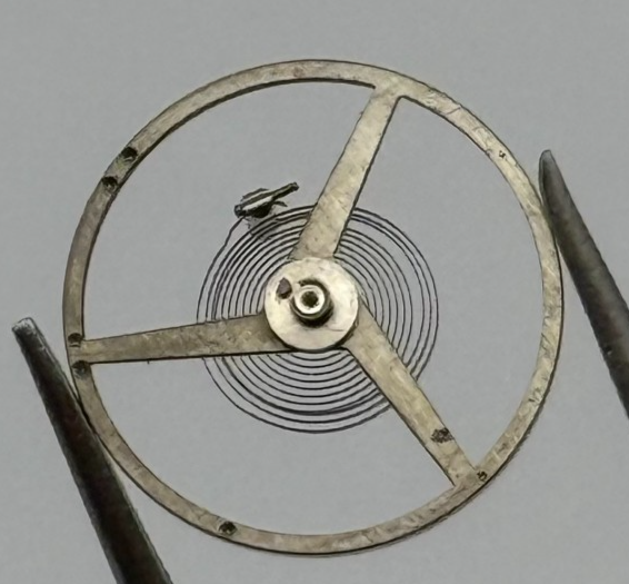 Felsa 4000 4010 Balance Wheel Complete And Spring 1435 M Watch Movement Parts