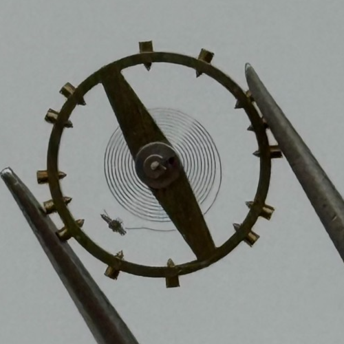 ETA 1080 Balance Wheel Complete And Spring Inca 157 M Watch Movement Parts NOS