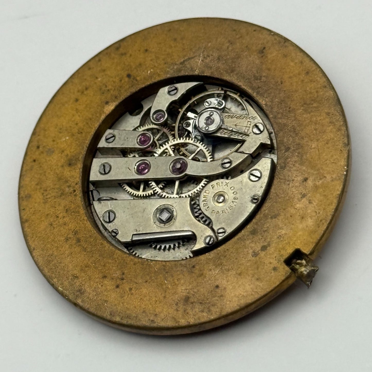 Paris Grand Prix 1900 Watch Movement Manual Wind Vintage Parts Repair 36.9mm
